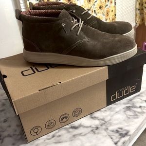 Hey Dude Jo Suede Fossil Men shoes